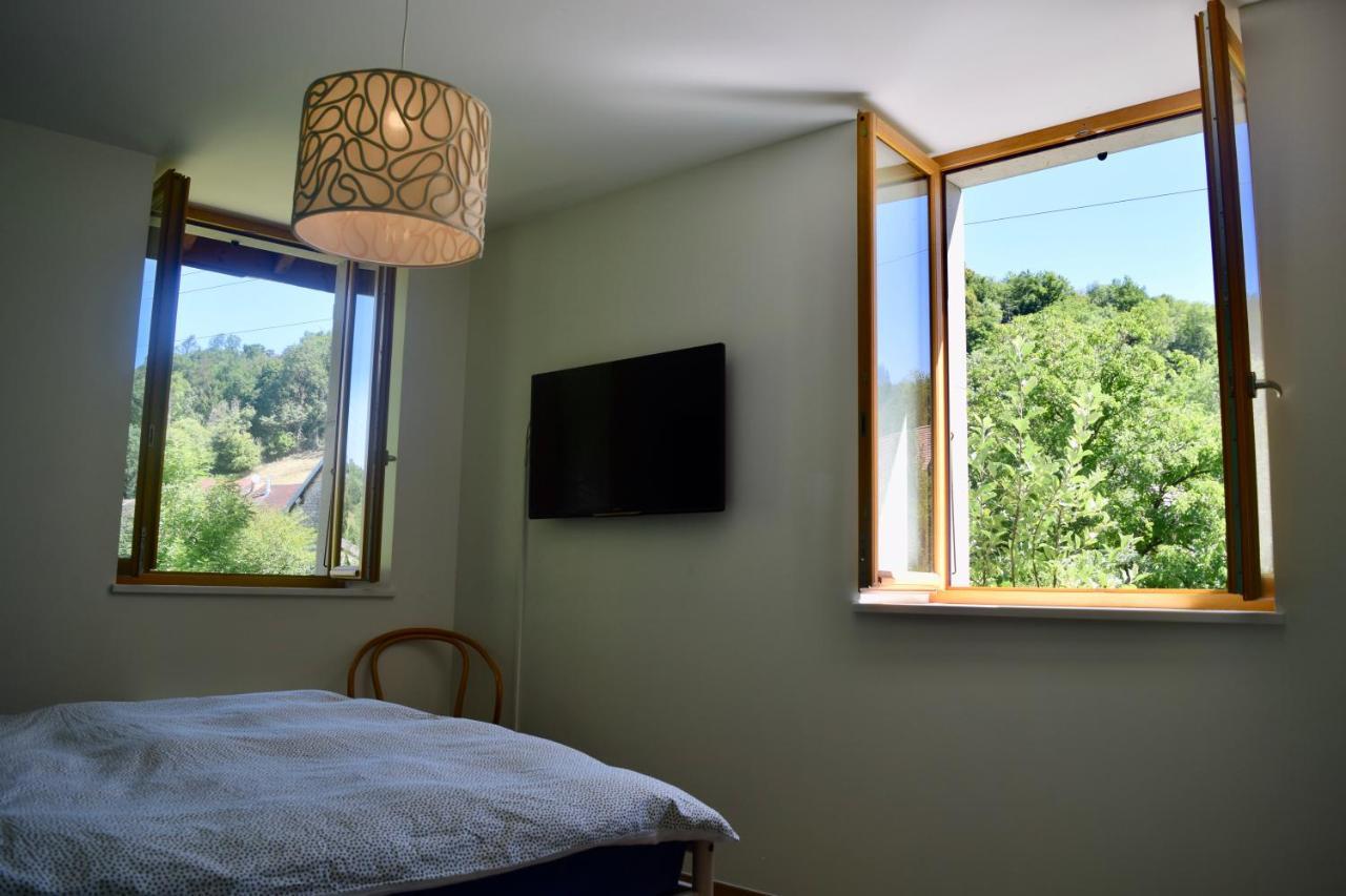 Spacious Apartment In Old Farm Close To Lac De Vouglans La Tour-du-Meix Esterno foto